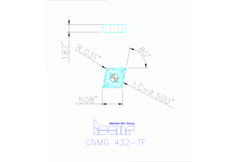 CNMG 120408-TF IC20N