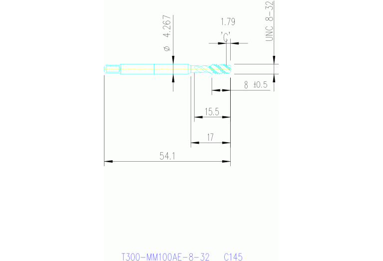 T300-MM100AE-8-32 C145
