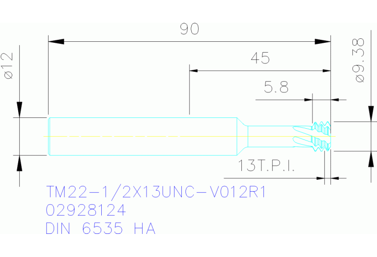 TM22-1/2X13UNC-V012R1