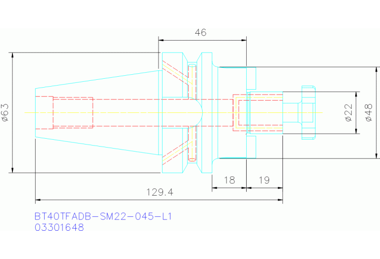 BT40TFADB-SM22-045-L1