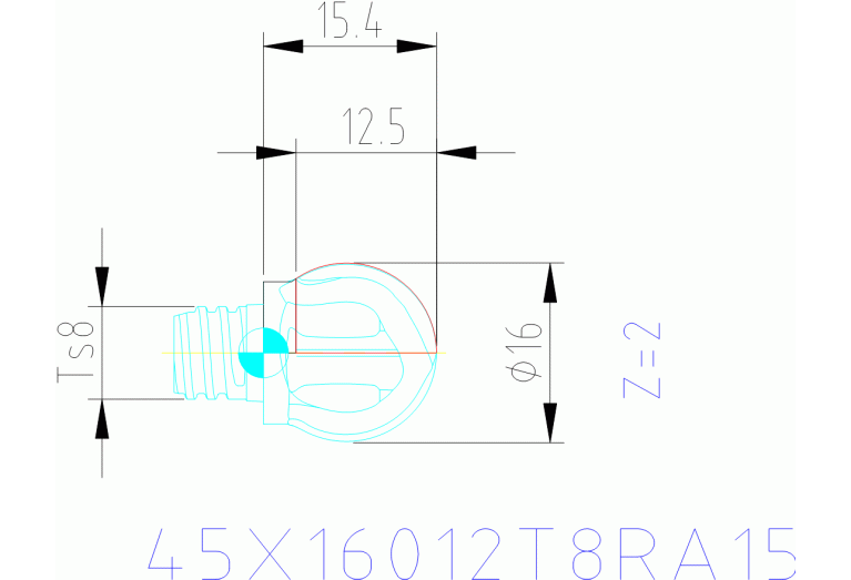 45X16012T8RA15 IN2005