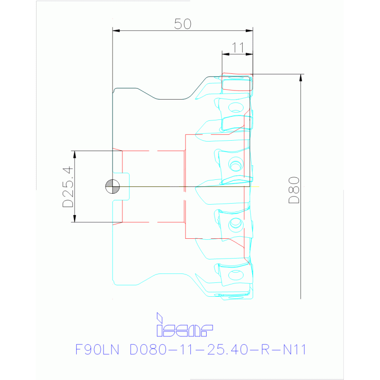 F90LN D080-11-25.40-R-N11