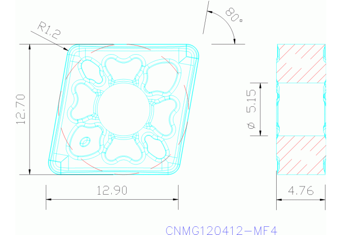 CNMG120412-MF4 TM4000