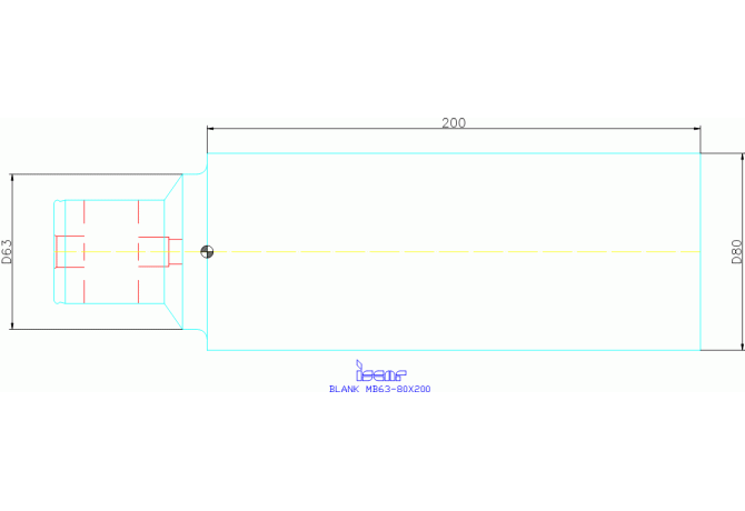 BLANK MB63-80X200