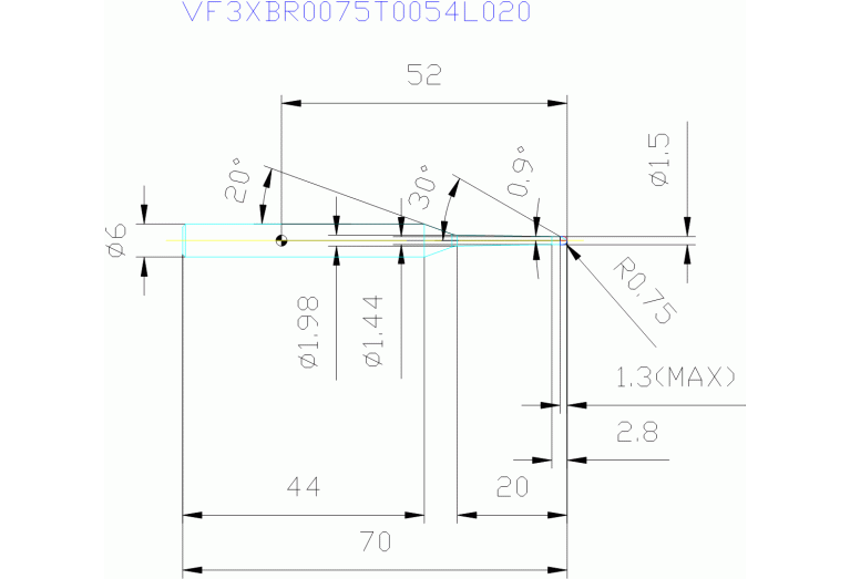 VF3XBR0075T0054L020