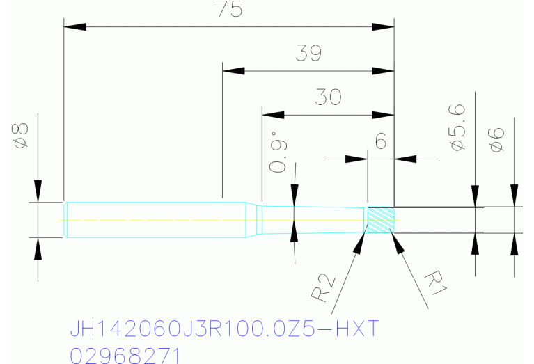 JH142060J3R100.0Z5-HXT