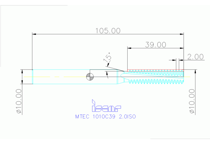 MTEC 1010C39 2.0ISO IC908