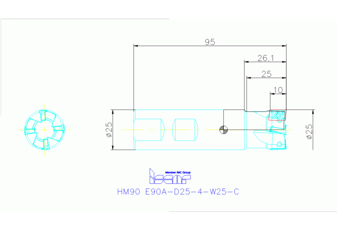 HM90 E90A-D25-4-W25-C