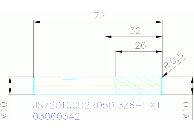JS720100D2R050.3Z6-HXT