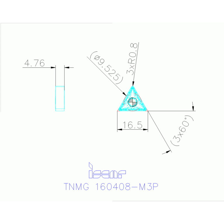 TNMG 160408-M3P IC8150