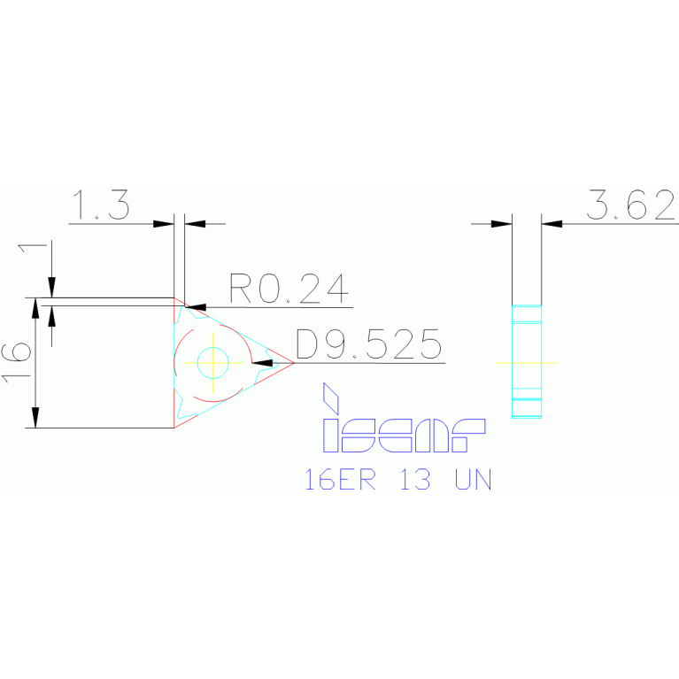 16ER 13 UN IC250