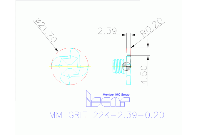 MM GRIT 22K-2.39-0.20 IC528