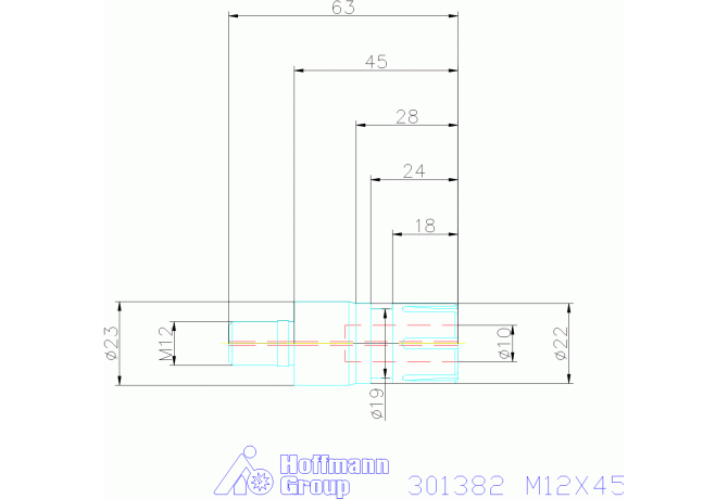 301382 M12X45