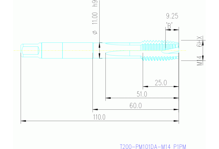 T200-PM101DA-M14 P1PM