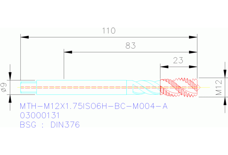 MTH-M12X1.75ISO6H-BC-M004-A