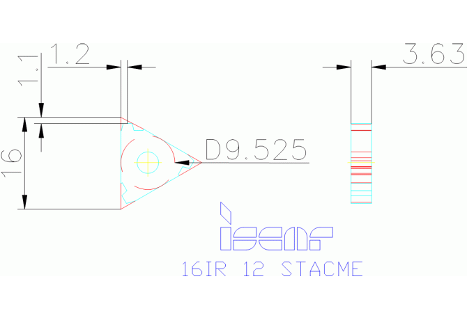16IR 12 STACME IC50M