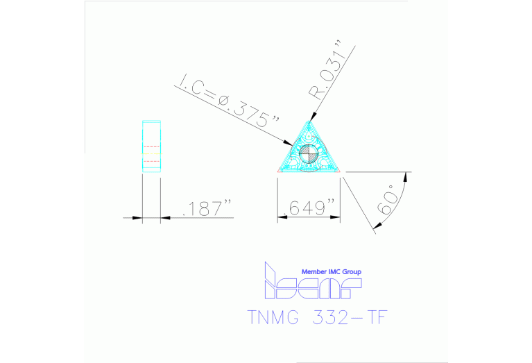 TNMG 160408-TF IC830
