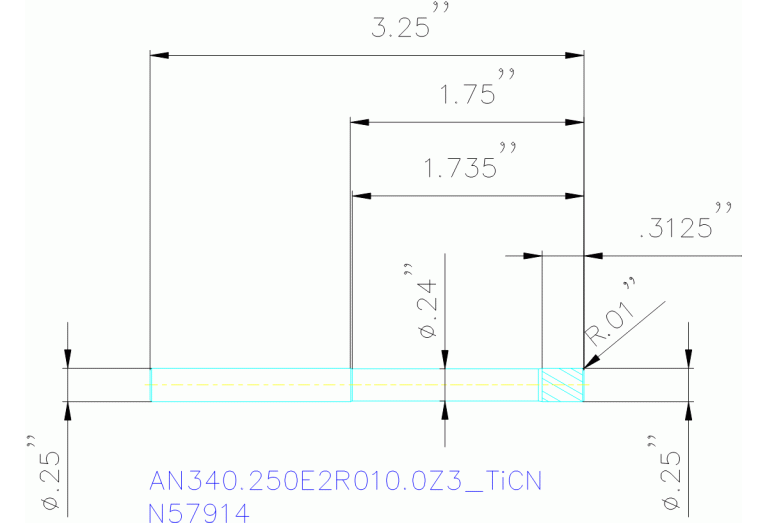 AN340.250E2R010.0Z3 TICN