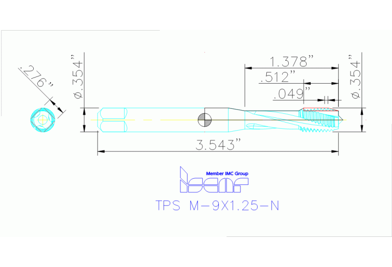 TPS M-9X1.25-N HEST