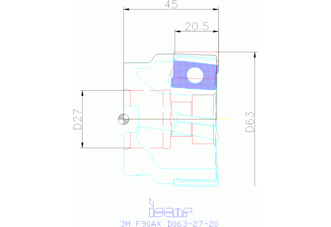 3M F90AX D063-27-20