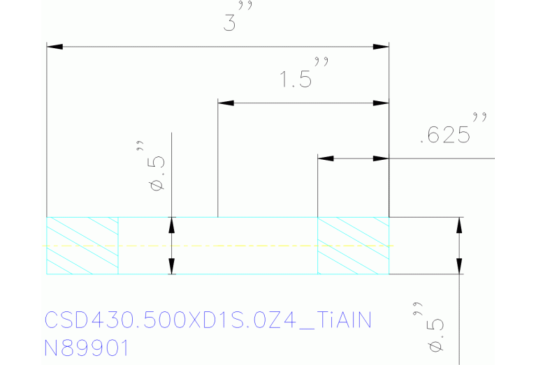CSD430.500XD1S.0Z4 TIALN
