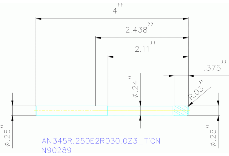AN345R.250E2R030.0Z3 TICN