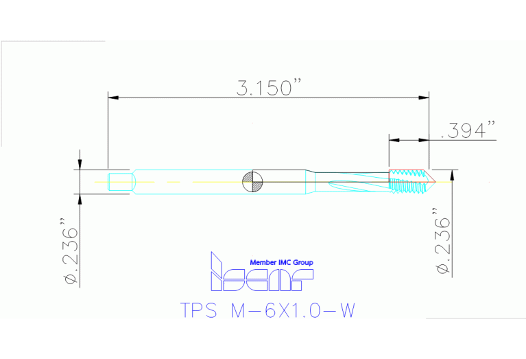 TPS M-6X1.0-W HS