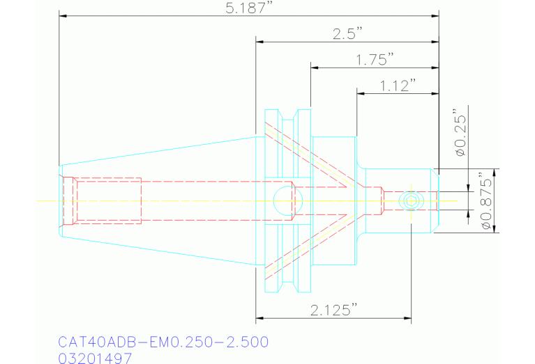 CAT40ADB-EM0.250-2.500