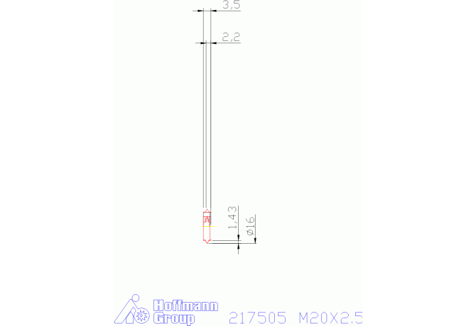 217505 M20X2,5