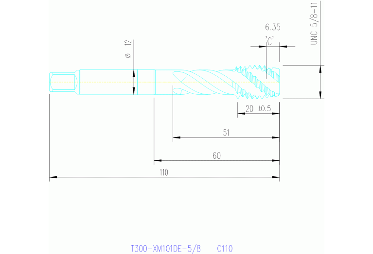 T300-XM101DE-5/8 C110