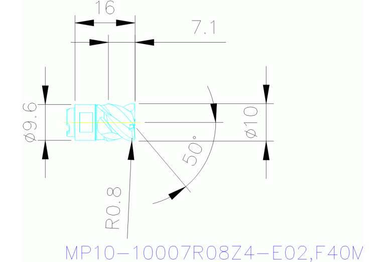 MP10-10007R08Z4-E02 F40M