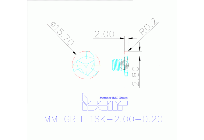 MM GRIT 16K-2.00-0.20 IC528