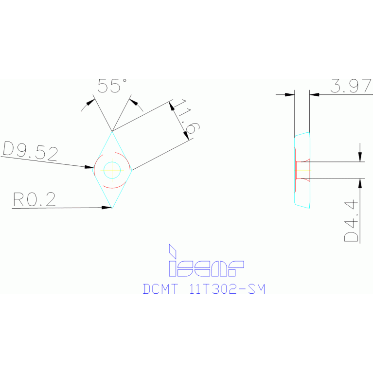 DCMT 11T302-SM IC8250