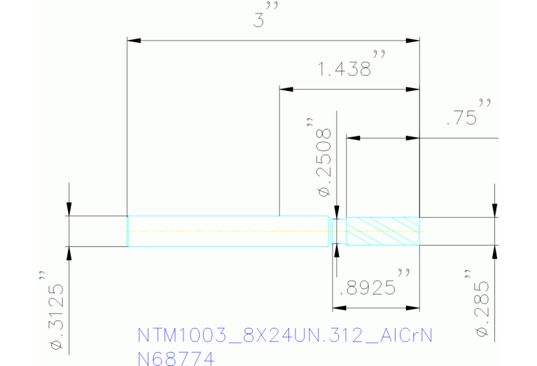 NTM1003/8X24UN.312 ALCRN