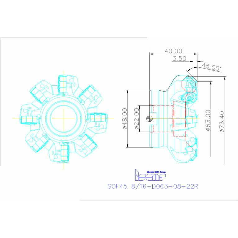 SOF45 8/16-D063-08-22R