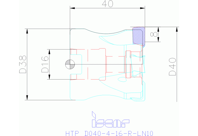 HTP D040-4-16-R-LN10