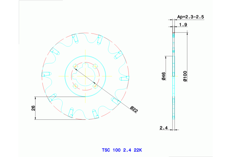 TSC 100 2.4 22K