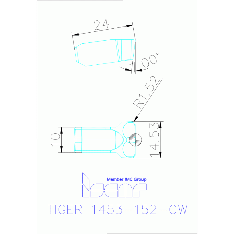TIGER 1453-152-CW IC808