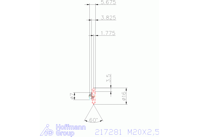 217281 M20X2,5