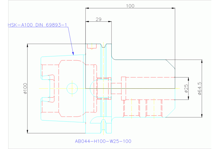 AB044-H100-W25-100