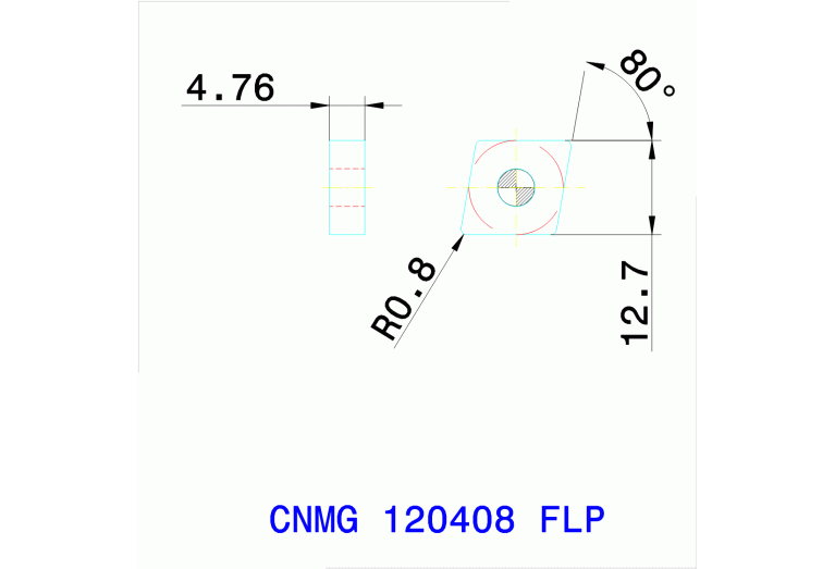 CNMG 120408 FLP TT8125