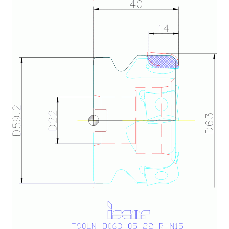 F90LN D063-05-22-R-N15