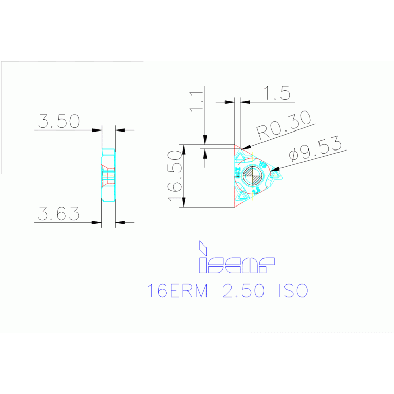 16ERM 2.50 ISO IC50M