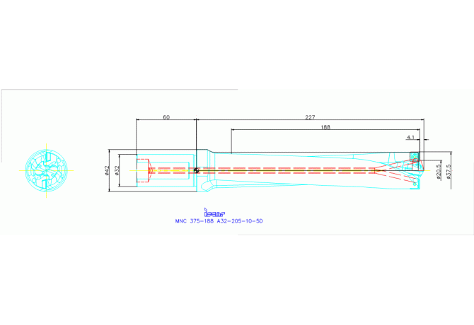 MNC 375-188 A32-205-10-5D