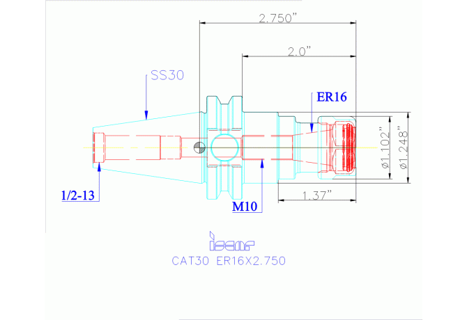 CAT30 ER16X2.750