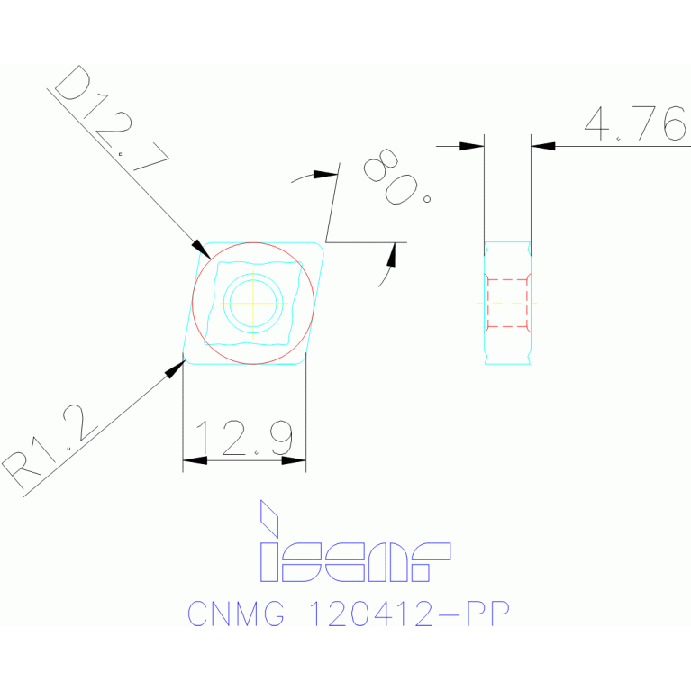 CNMG 120412-PP IC907