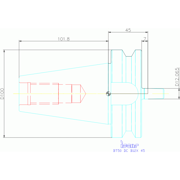 BT50 DC B12X 45