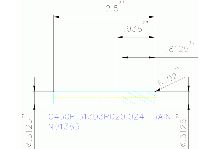 C430R.313D3R020.0Z4 TIALN
