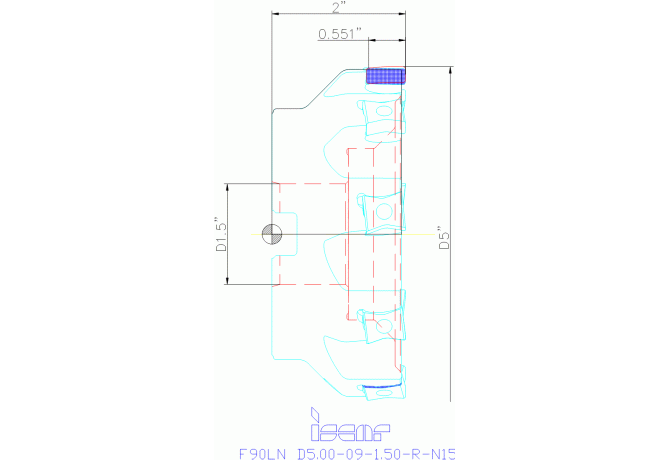 F90LN D5.00-09-1.50-R-N15