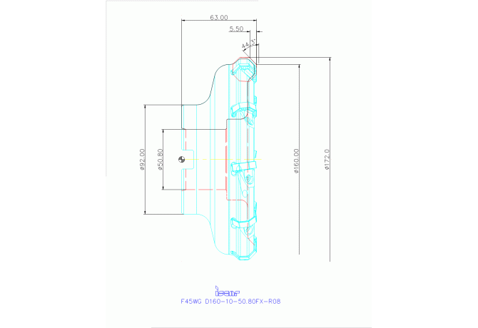 F45WG D160-10-50.80FX-R08